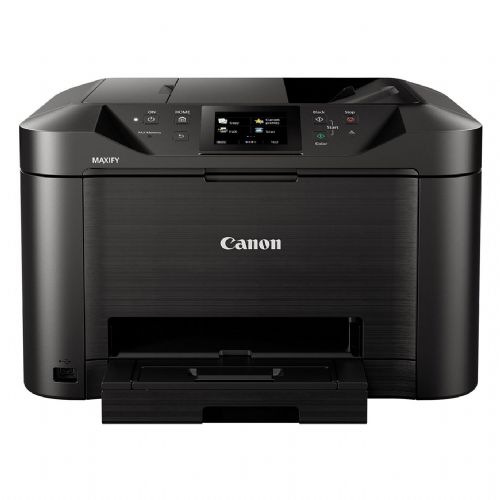 Multifunkcijski brizgalni tiskalnik Canon MAXIFY MB5150 samodejno obojestransko tiskanje, Wi-Fi, barvno kopiranje in skeniranje, ADF 50 listov, LCD zaslon
