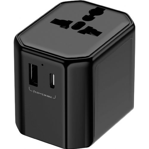 Potovalni adapter Technaxx TX-358 (5335), univerzalna uporaba, 100–250 V, večstopenjska zaščita