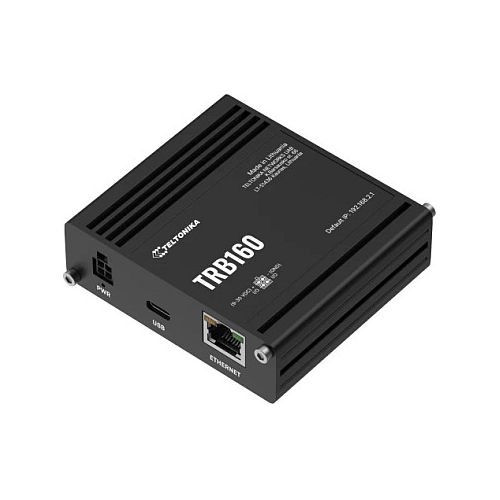Teltonika · Prehod · TRB160 · LTE CAT6 RJ45 · USB-C