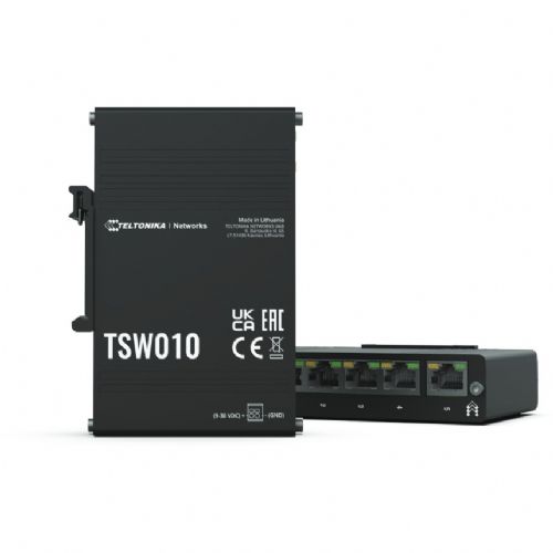 5P Teltonika TSW010 Din Rail Switch