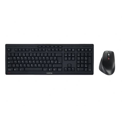 Tipkovnica in miška Cherry STREAM Desktop Comfort Wireless, črna, SLO g.