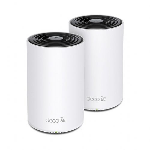 Brezžični usmerjevalnik TP-Link Deco XE75 AX5400, WiFi 6E, 2-pack, pokritost do 510 m², podpora do 200 naprav