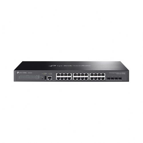 Stikalo TP-Link Omada SG5428X(UN) 24-port Stack Lite L3 mgd stikalo 4 10G reže