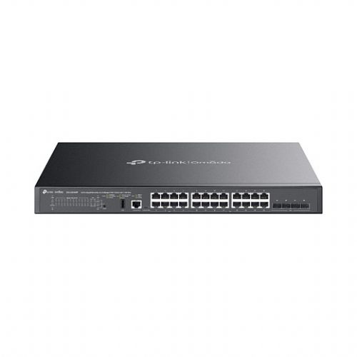 Stikalo TP-Link Omada SG5428XMPP 24-port stack. Lite L3 manualized. PoE++ stikalo 10G