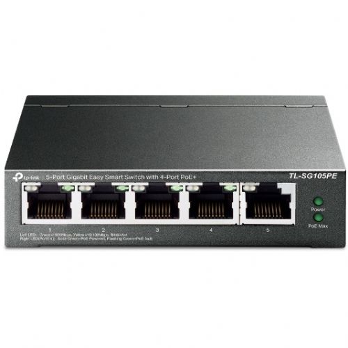 5P TP-LINK TL-SG105PE PoE+