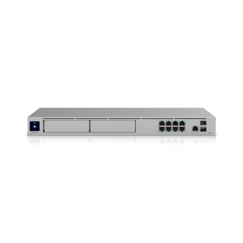 Koncentrator in stikalo Ubiquiti Dream Machine Pro Max, 8x LAN, 10G SFP+, 8GB RAM, RAID podpora, 1U rack ohišje