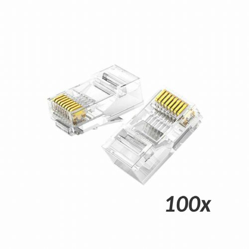 Ugreen RJ45 konektor CAT.6 UTP trdi kabel pak/100 NW120-100