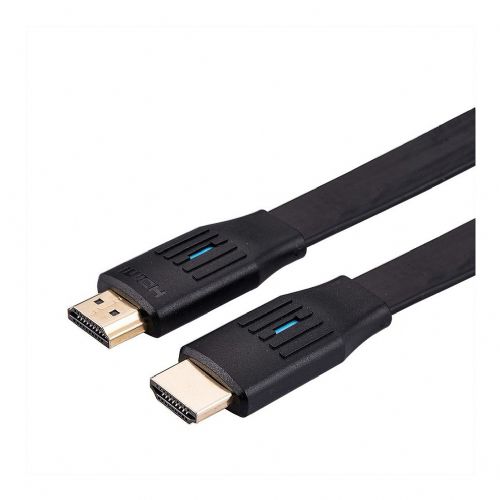 Kabel Value UHD HDMI ploščati 1m, HDMI 2.1, 8K 60Hz, 3D, pozlačeni kontakti