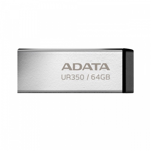 USB ključek Adata UR350 64 GB (nikelj/črn, USB-A 3.2 Gen 1 (5 Gbit/s))