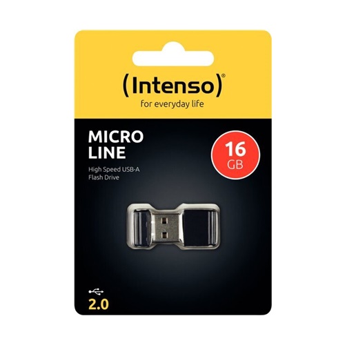 USB ključek Intenso Micro Line 16 GB, črna