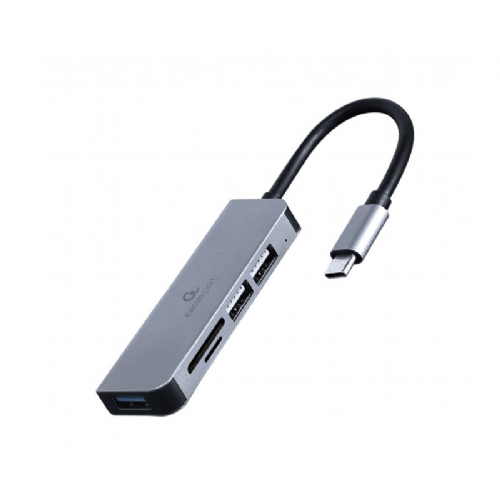 USB-C razdelilnik 3-vrata + čitalec SD kartic
