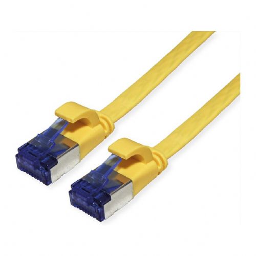 VALUE patchkabel kat. 6A (razred EA) FTP, ekstra tanek, rumen, 5 m