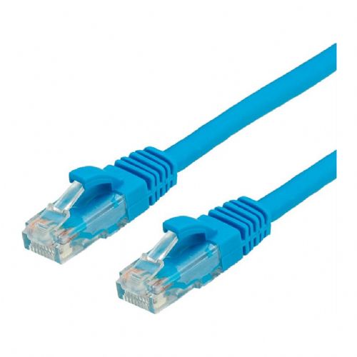 VALUE patchkabel kat. 6A (razred EA) UTP, moder, 0,3 m