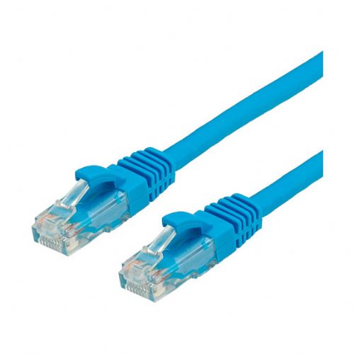 VALUE patchkabel kat. 6A (razred EA) UTP, moder, 15 m