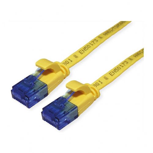 VALUE patchkabel kat. 6A (razred EA) UTP, ekstra tanek, rumen, 2 m
