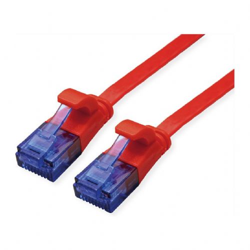 VALUE patchkabel kat. 6A (razred EA) UTP, ekstra tanek, črn, 0,5 m