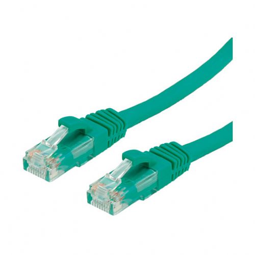 VALUE patchkabel kat. 6A (razred EA) UTP, zelen, 15 m