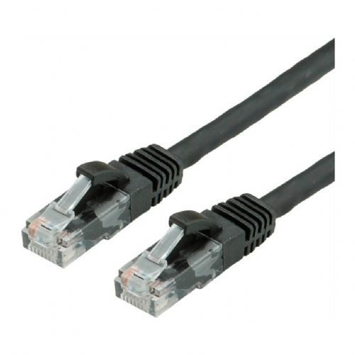VALUE patch kabel kat. 6A (razred EA) UTP, črn, 0,3 m
