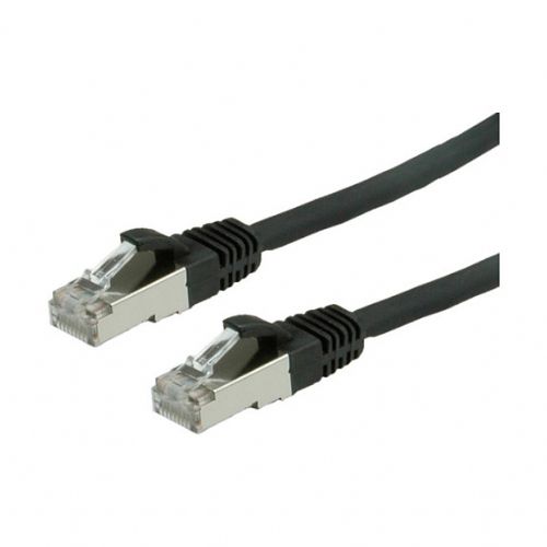 VALUE patch kabel kat.6 razred ES/FTP PiMF LSOH črn 5 m