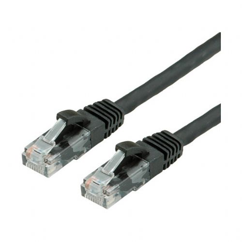 VALUE patchkabel kat.6 Class E UTP LSOH črn 0,5 m 9821161761