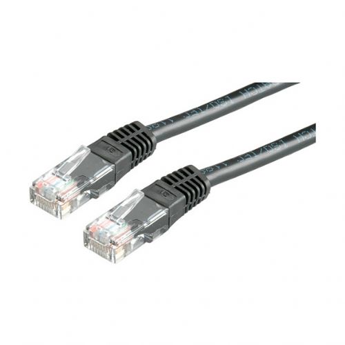 VALUE patch kabel kat. 6 razreda E UTP črne barve 7 m