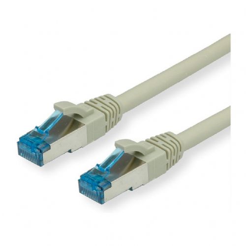 VALUE patchkabel kat.6A razred EA S/FTP PiMF LSOH siv 0,15 m