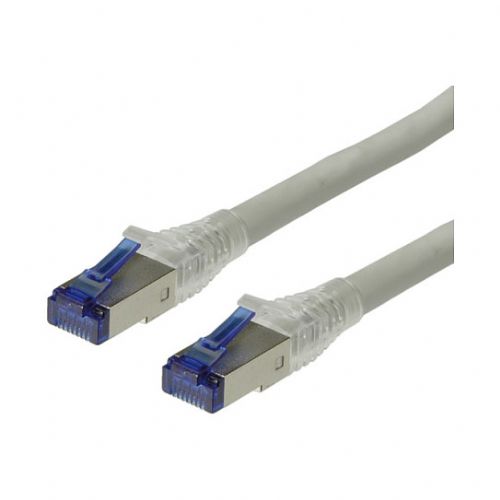 VALUE patch kabel Kat.6A razred EA S/FTP PiMF masivni brezžični LSOH siv 50m