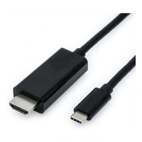 Kabel Value USB-C na HDMI, 4K, 1 m, črn, 2160p