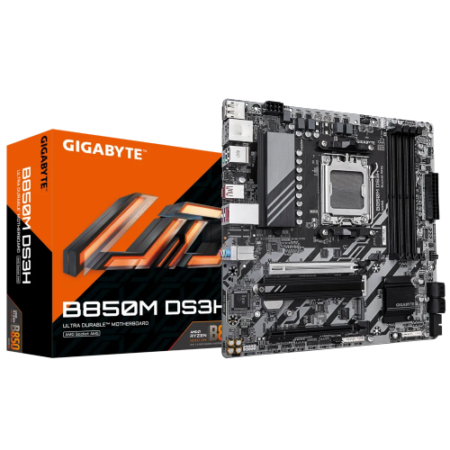 Osnovna plošča Gigabyte B850M DS3H, DDR5, SATA3, USB 3.2 Gen2, DP, 2,5 GbE, AM5 mATX (B850M DS3H) 3