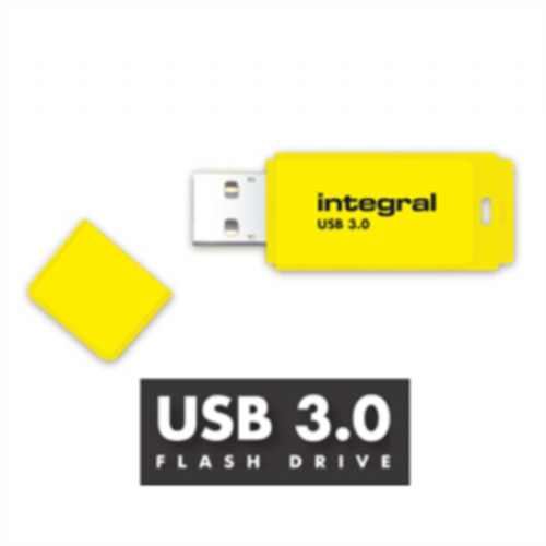 INTEGRAL NEON 16GB USB3.0 rumen spominski ključek - INFD16GBNEONYL3.0 2