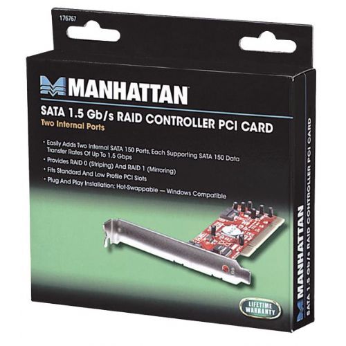 Kartica PCI Kontroler RAID Manhattan SATA + Low Profile 2