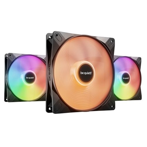 Ventilator Be Quiet! Light Wings LX 140mm PWM high-speed Triple Pack, trojni paket, 140 mm, črna