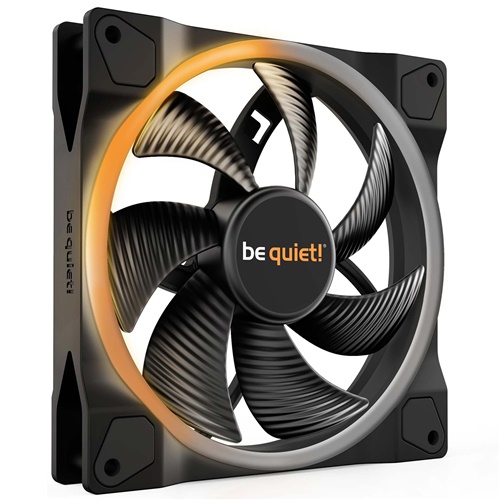 Ventilator Be Quiet! Light Wings PWM 140 mm, črna