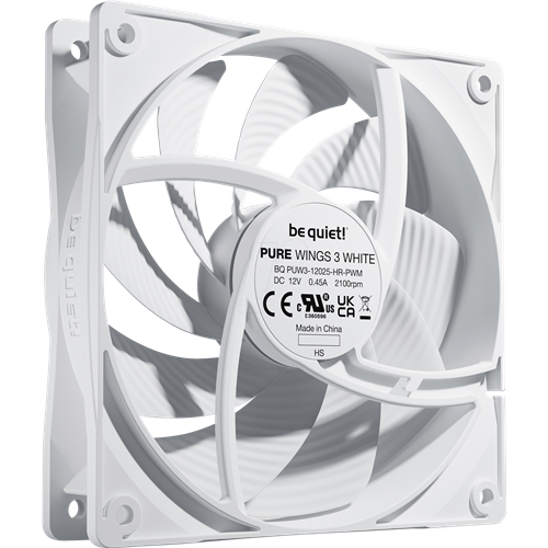 Ventilator Be Quiet! Pure Wings 3 120mm PWM high-speed, bela