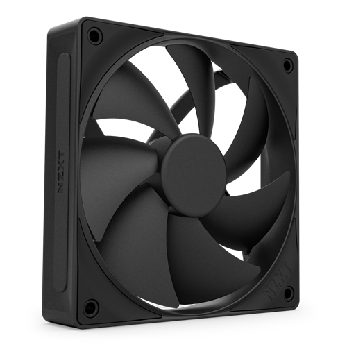 Ventilator NZXT F120P, 120 mm, črna