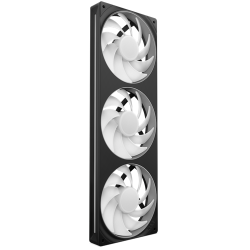 Ventilator NZXT F360 RGB CORE, črna
