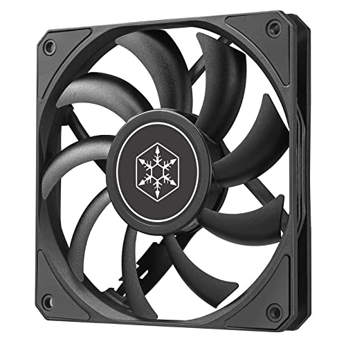Ventilator SilverStone SilvStone SST-AS120B, 120 mm, črna