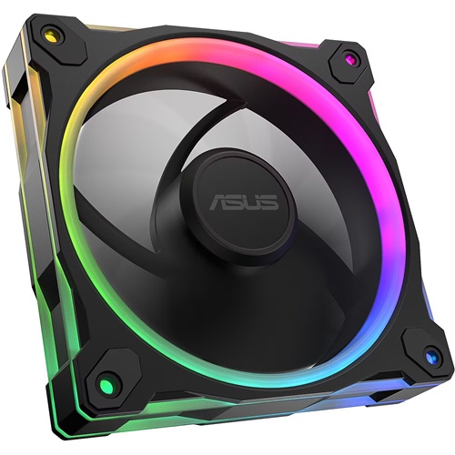 Ventilator za PC  Asus Prime MR120 ARGB (črn, 120 mm)