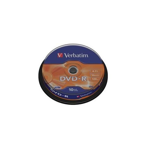 VERBATIM DVD-R 4,7GB, 16x, 10 na osi