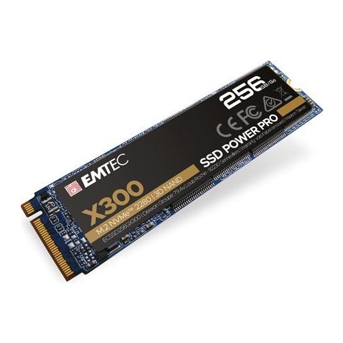 Vgradni SSD disk Emtec ECSSD256GX300 NVMe 256GB PCI-Express 1700MB/s črn