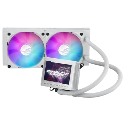 Vodni hladilni sistem Asus ROG RYUJIN III 240 ARGB White Edition, bela