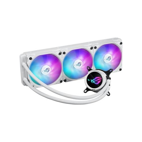 Vodni hladilni sistem Asus ROG STRIX LC III 360mm ARGB White Edition, bela