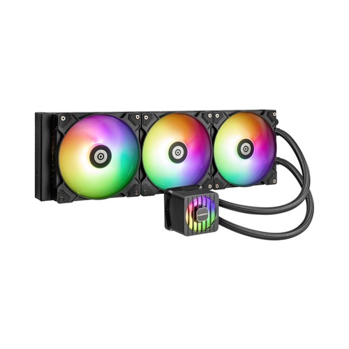 Vodni hladilni sistem Enermax LIQMAXFLO 420 ARGB, črna
