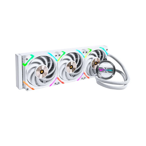 Vodni hladilni sistem Valkyrie Dragonfang 360 ARGB, bela