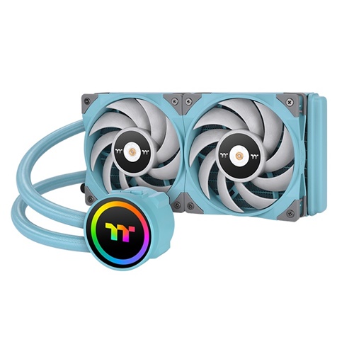 Vodni hladinl sistem Thermaltake TOUGHLIQUID 240 ARGB Sync All-In-One Liquid Cooler Turquoise 240mm