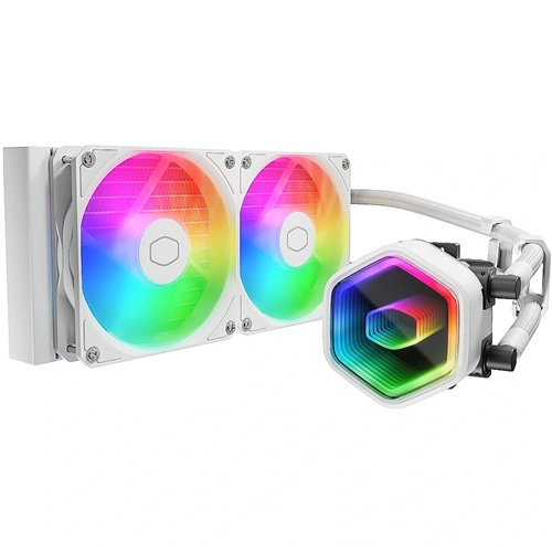 Vodno hlajenje Cooler Master MasterLiquid 240 Core II ARGB bela (bela)