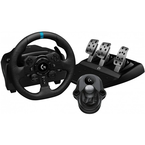 Volan + pedala + krmilna palica Logitech G923 SE USB žični, za PC/PS4/PS5, črna