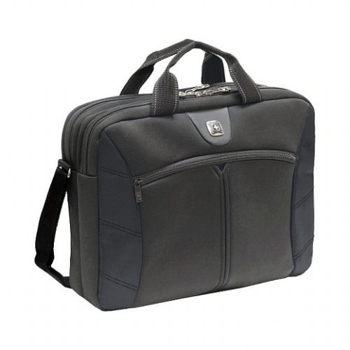 Torba za prenosnik WENGER  Sherpa za 35,8 do 39,6 cm in 14,1 do 15,6 ", tablični računalnik z zgornjim nalaganjem, črna