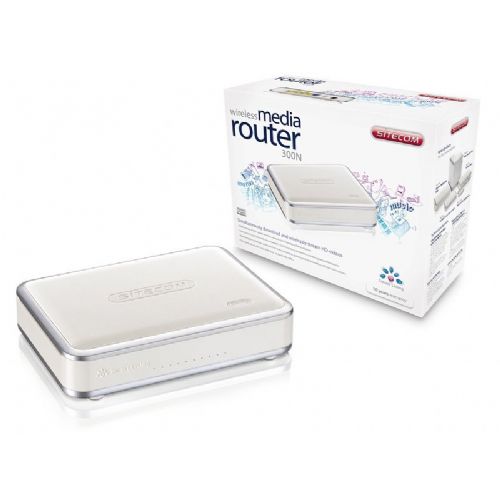 SITECOM WL-350 Wireless Media Router 300N - Concurrent Dualband, StreamEngine - Smart Living