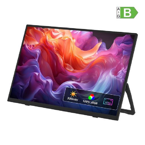 Monitor Zeuslap ZP156 15,6" prenosni Full HD IPS, 100 % sRGB, USB-C/HDMI, vgrajeni zvočniki